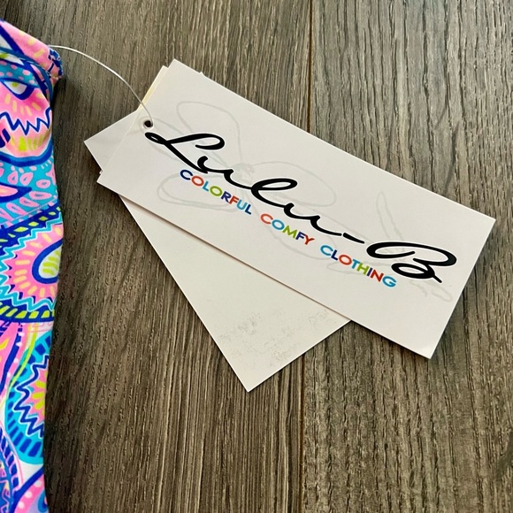 Lulu B Paisley UPF 50+ Sleeveless Zip Neck Dress NWT Medium new with tags resort - Picture 3 of 11